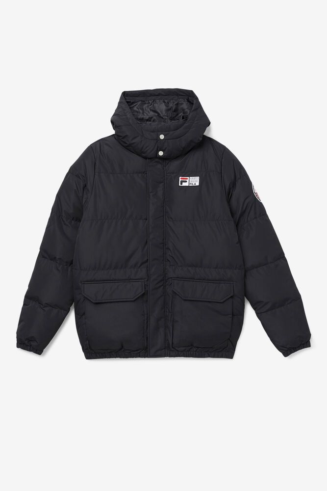 Fila Jakke Herre Sort Otler Puffer GUW-941856